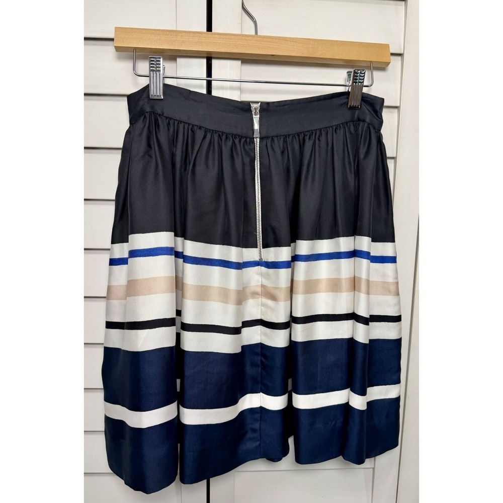 Kate Spade Striped Cupcake Silk Blend A-Line Mini Skirt Women's Size 4 - Picture 8 of 8